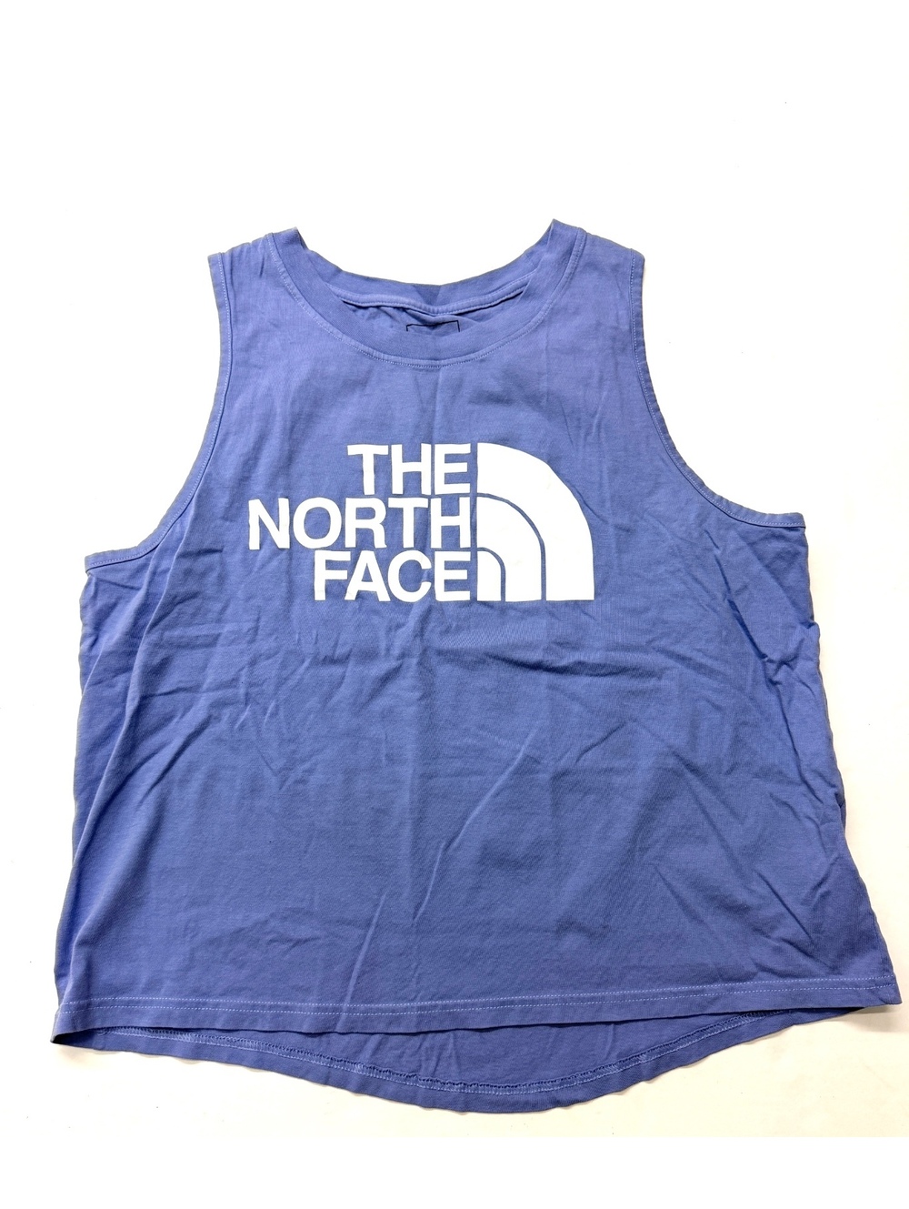 The North Face Logo Purple Sleeveless Tank Top Size Large